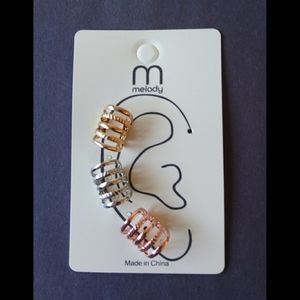 🌟3/$15 Melody Gold and Silver Ear Cuff Set